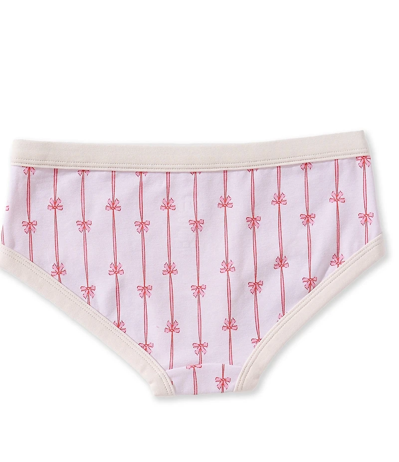 GB Big Girls Stripe Bow Brief Cotton Panties