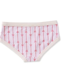 GB Big Girls Stripe Bow Brief Cotton Panties