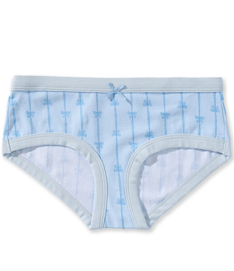 GB Big Girls Stripe Bow Brief Cotton Panties