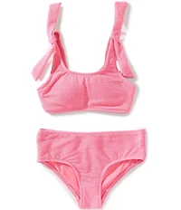 GB Big Girls Tie Shoulder Scrunch Two Piece