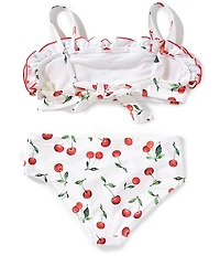 GB Big Girls Volume Ruffle Bandeau 2-Piece Swimsuit