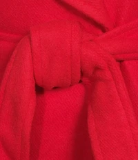 GB Brushed Notch Lapel Belted Trench Coat