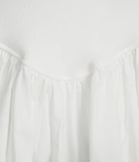 GB Square Neck Sleeveless Bubble Mini Dress
