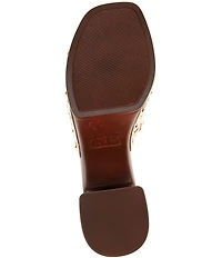 GB Buck-Aroo Speckled Cow Print Haircalf Wood Platform Sandals