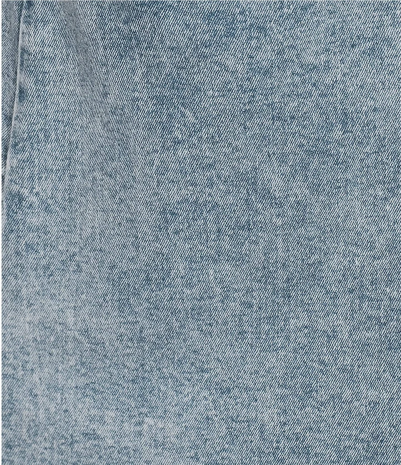 GB Buckle Front Denim Mini Dress