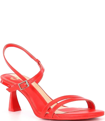 GB Check-Mate Leather Strappy Dress Sandals