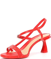 GB Check-Mate Leather Strappy Dress Sandals