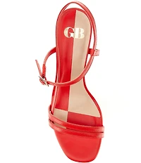 GB Check-Mate Leather Strappy Dress Sandals