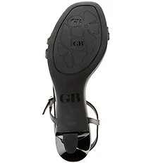 GB Check-Mate Leather Strappy Dress Sandals