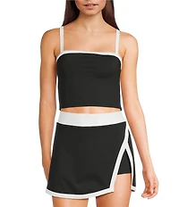 GB Contrast Coordinating Active Tank Top