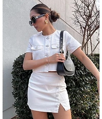 GB Coordinating Denim Mini Skirt
