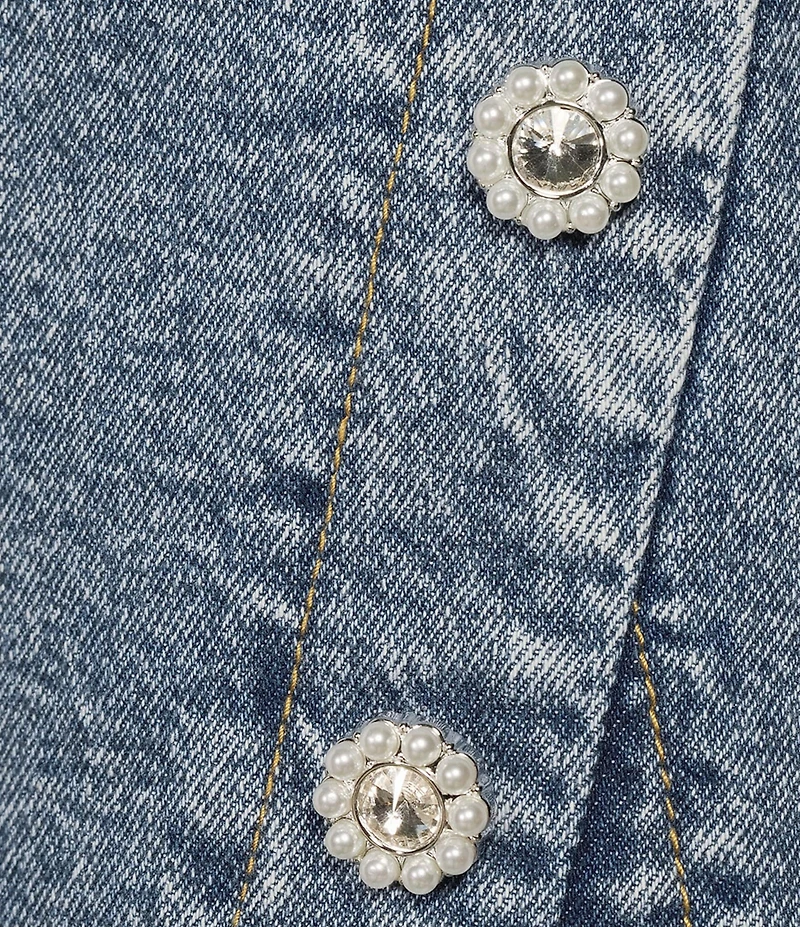 GB Coordinating Denim Mini Skirt