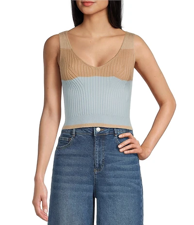 GB Coordinating Knit Sweater Tank Top