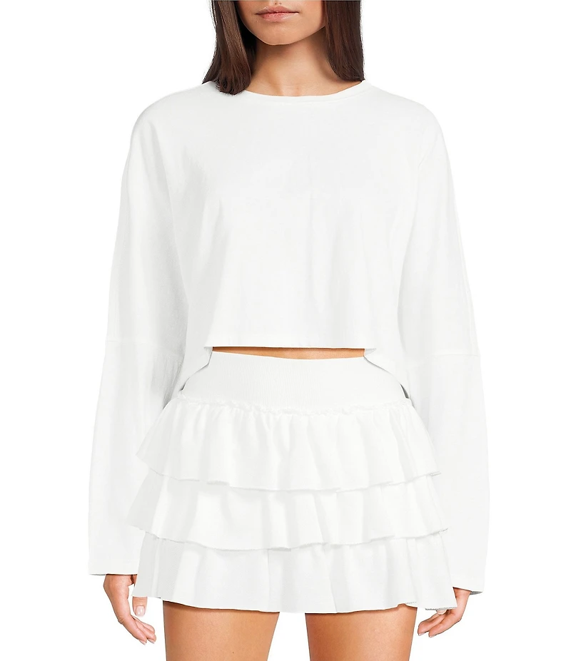 GB Coordinating Tiered Mini Skirt