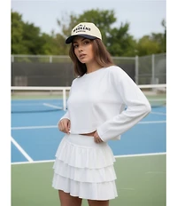 GB Coordinating Tiered Mini Skirt