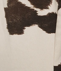 GB Cow Print A-Line Mini Dress