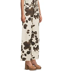GB Cow Print Denim Coordinating Jeans