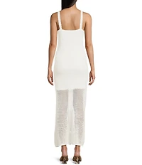GB Crochet 3D Floral Maxi Dress
