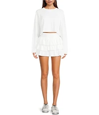 GB Cropped Coordinating Batwing T-Shirt