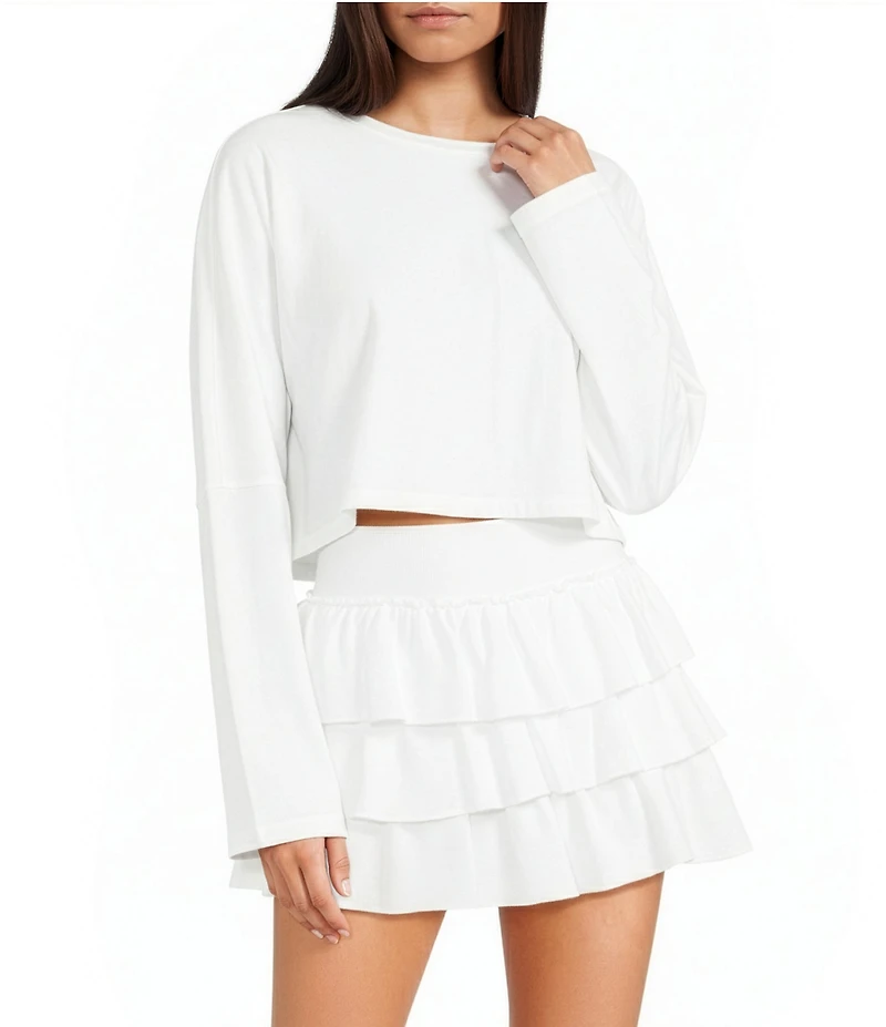 GB Cropped Coordinating Batwing T-Shirt