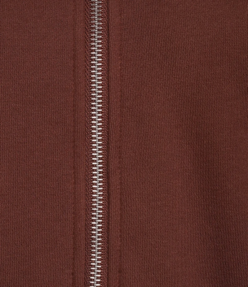 GB Cropped Zip Front Coordinating Hoodie