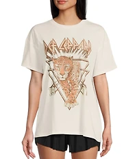 GB Def Leopard Graphic T-Shirt
