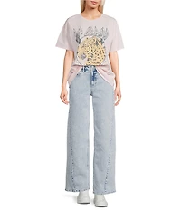 GB Def Leppard Hysteria Graphic Crew Neck Short Sleeve T-Shirt