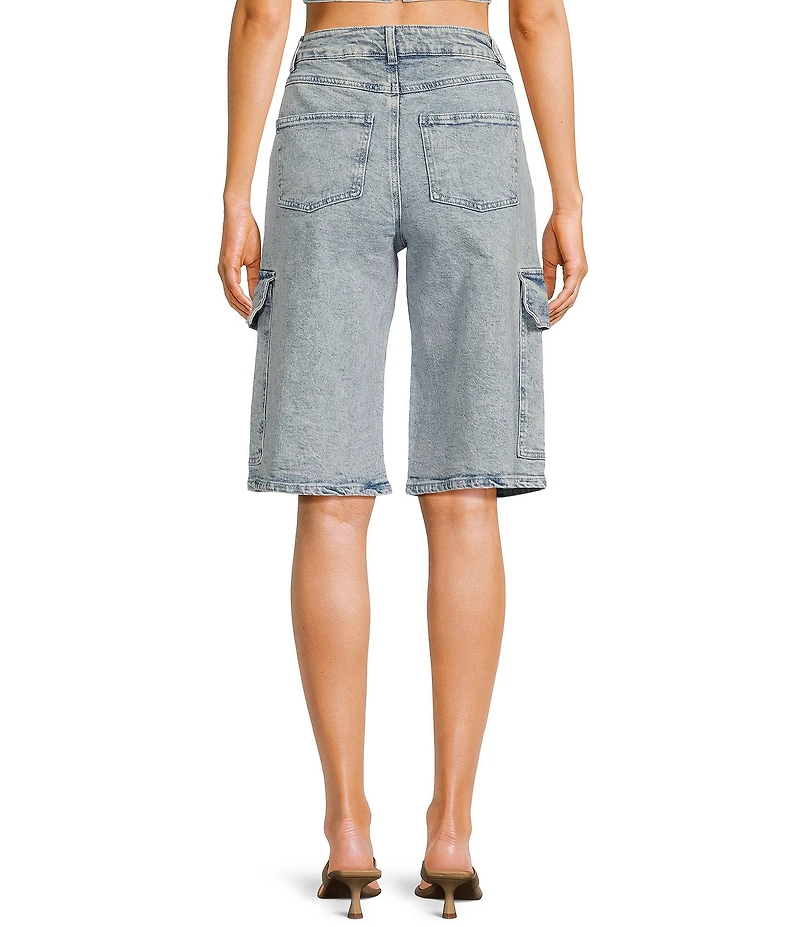 GB Denim Cargo Bermuda Jorts