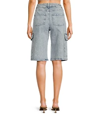 GB Denim Cargo Bermuda Jorts