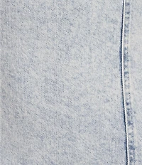 GB Denim Square Neck Halter Mini Dress