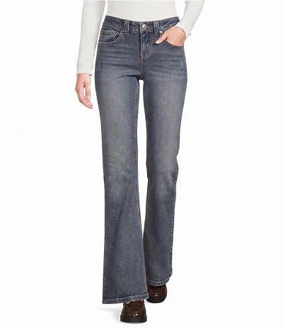 GB Denim Low Rise Vintage Wash Bootcut Jeans