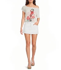 GB Denim Mini Skort