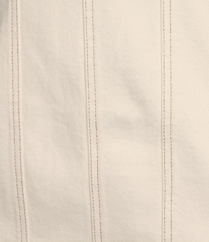 GB Seamed Midi Denim Dress