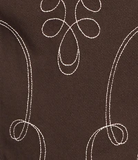 GB Denim Western Coordinating Peplum Top