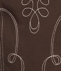 GB Denim Western Coordinating Peplum Top