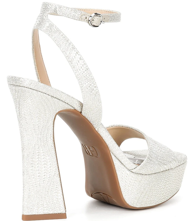 GB Dream-Scape Glitter Platform Dress Sandals