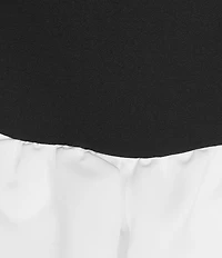 GB Drop Waist Bubble Hem Ruffle Dress