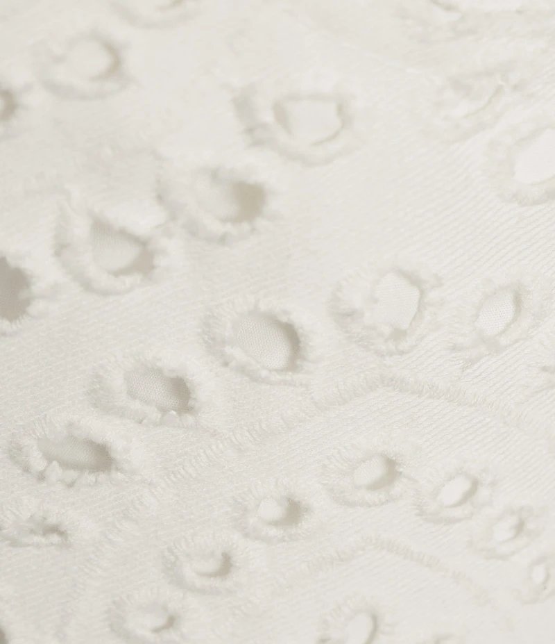 GB Embroidered Eyelet Coordinating Denim Jeans