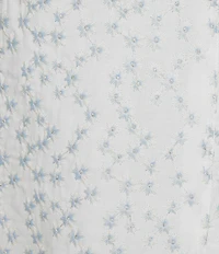 GB Embroidered Floral Print Midi Dress