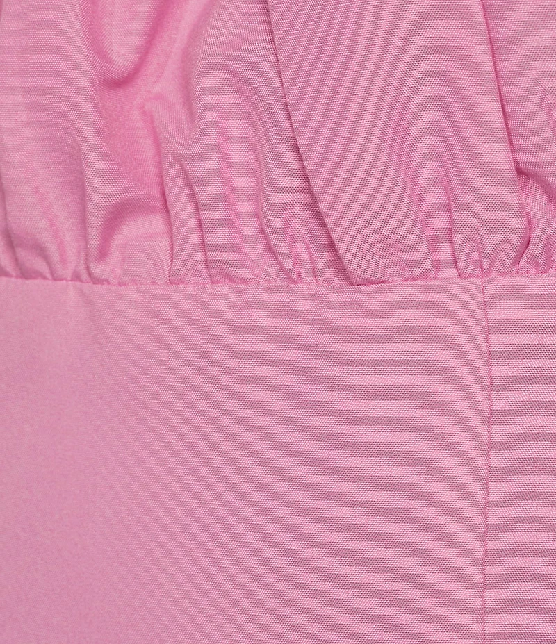 GB Empire Waist Puff Sleeve Babydoll Dress