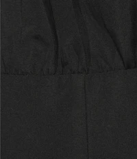 GB Empire Waist Puff Sleeve Babydoll Dress