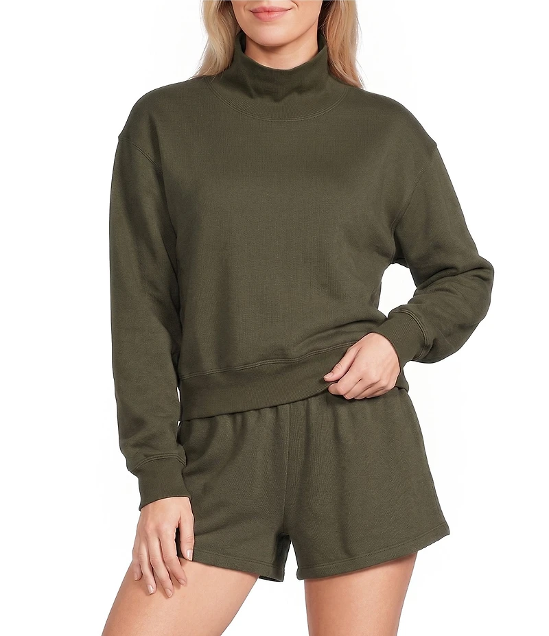 GB Essentials Mock Neck Coordinating Sweatshirt