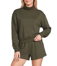 GB Essentials Mock Neck Coordinating Sweatshirt