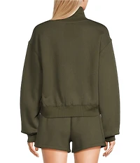 GB Essentials Mock Neck Coordinating Sweatshirt