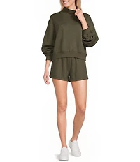 GB Essentials Mock Neck Coordinating Sweatshirt