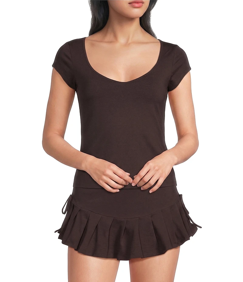 GB Essentials Scoop Neck Coordinating Tee