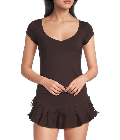 GB Essentials Scoop Neck Coordinating Tee