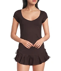 GB Essentials Scoop Neck Coordinating Tee