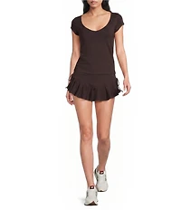 GB Essentials Scoop Neck Coordinating Tee