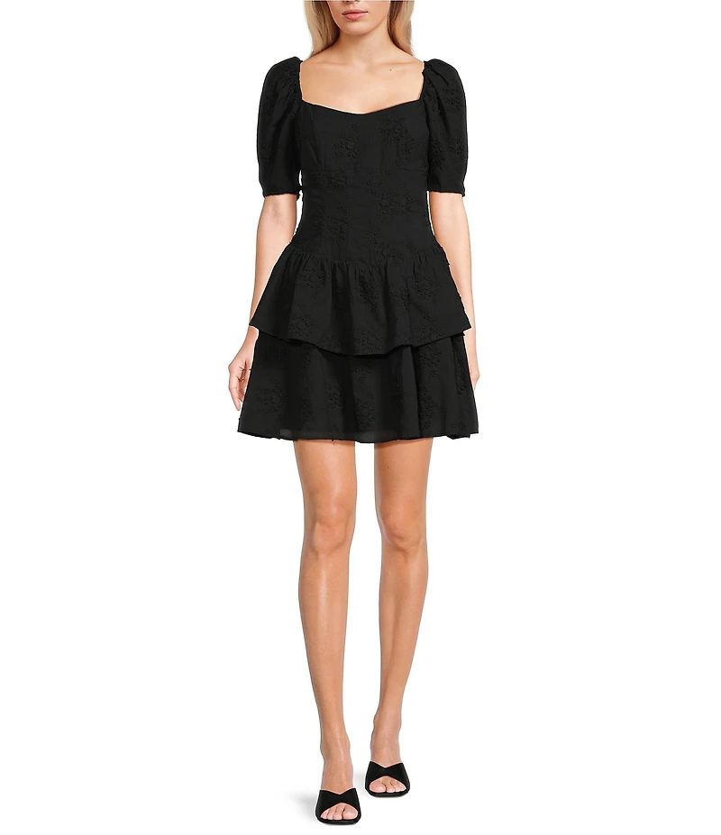 GB Eyelet Mini Dress